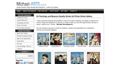 Desktop Screenshot of michael-arts.com
