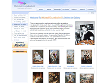 Tablet Screenshot of painter.michael-arts.co.il